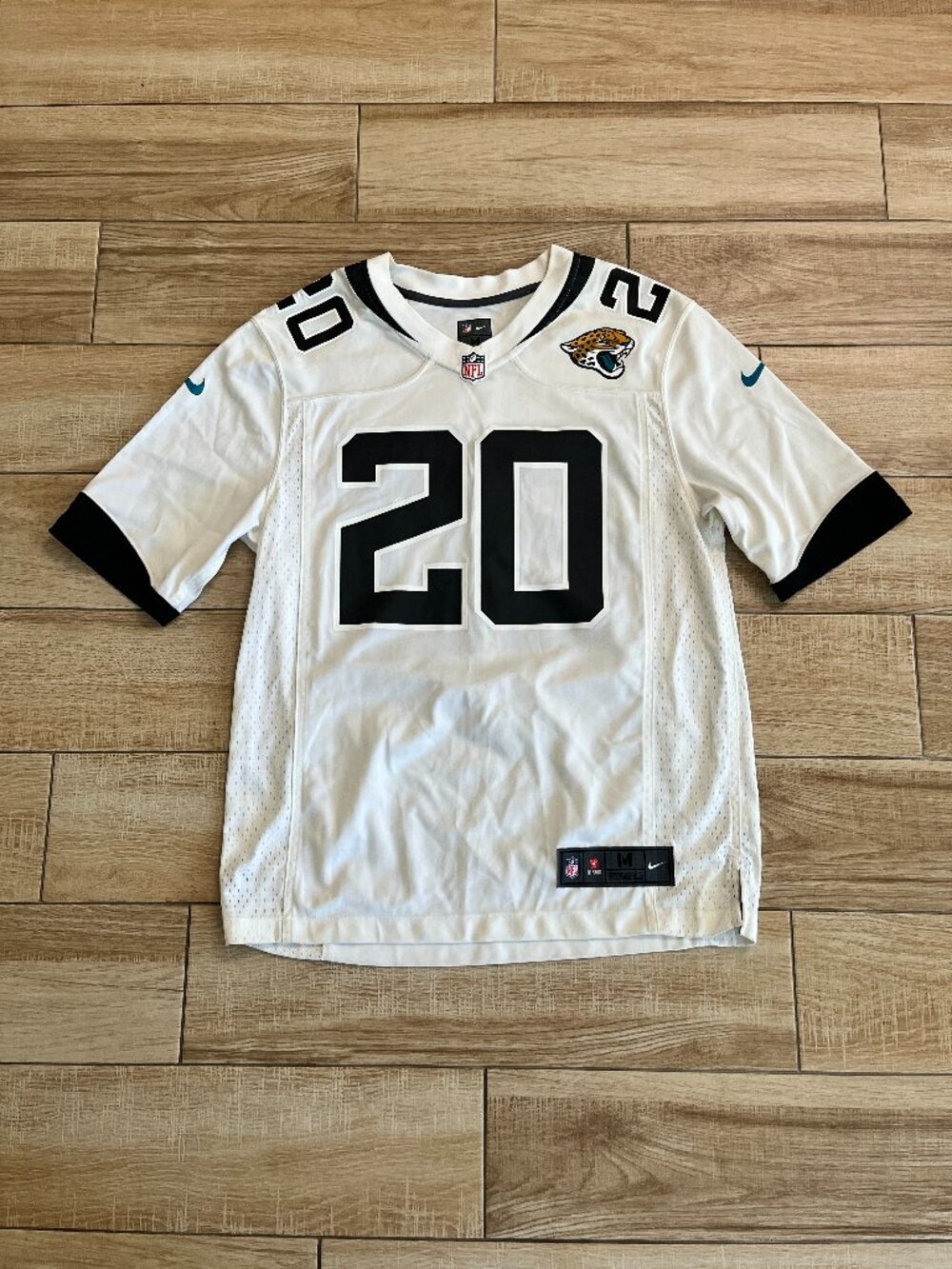 Unisex NFL Jacksonville Jaguars #20 Jalen Ramsey White Jersey - M